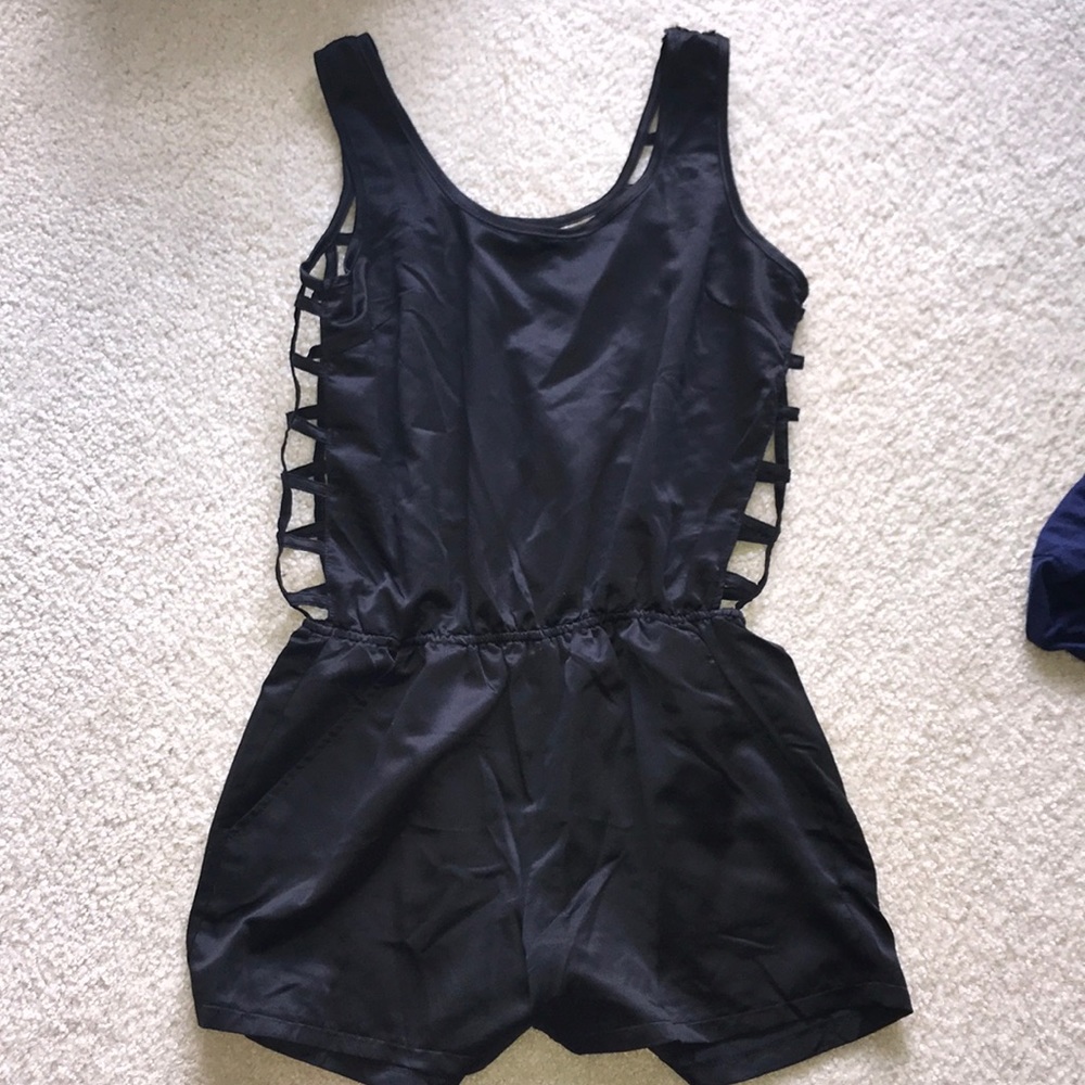 Poof Couture Black Romper